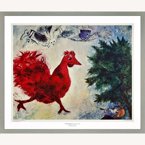 Used Marc Chagall The Red Hen Wall Art for sale on AptDeco