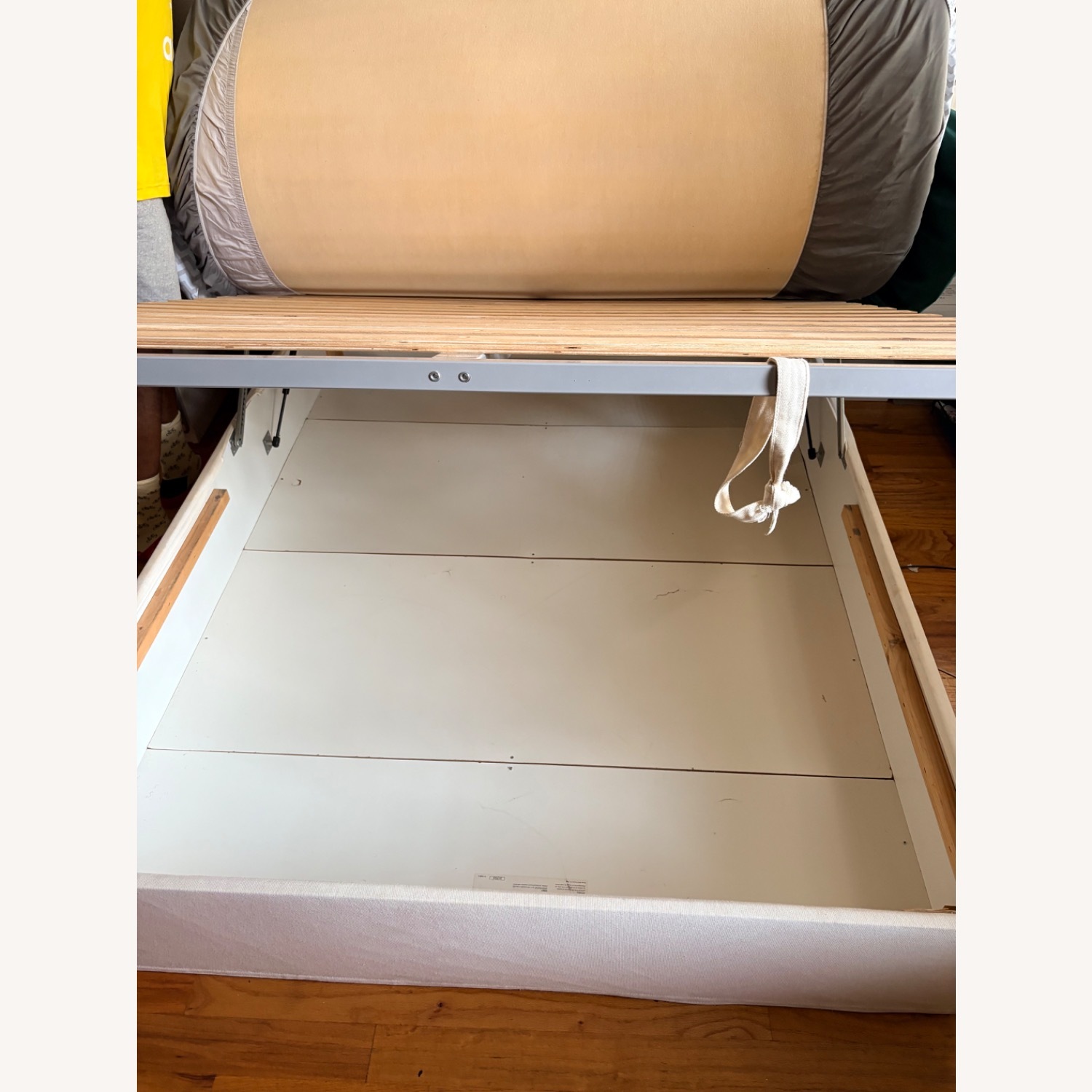 IKEA MALM Queen Lift Storage Bed/Headboard - image-4