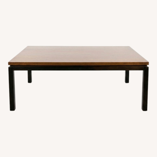 Used
Mid-Century Walnut & Black Trim Coffee Table for sale on AptDeco