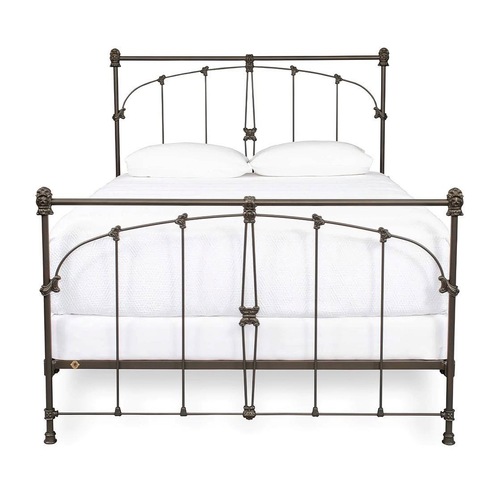 Used Heirloom Iron Bed Company Queen Iron Bed Frame for sale on AptDeco