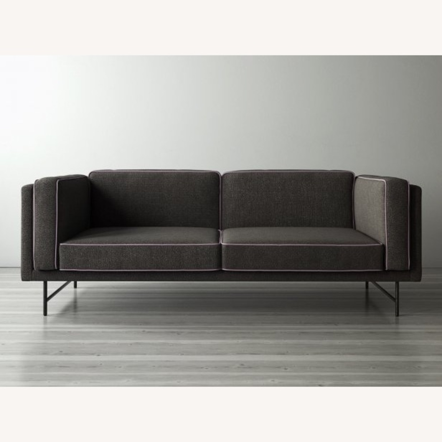 Blu Dot Bank Dark Gray Fabric 2 Seater Sofa - image-4