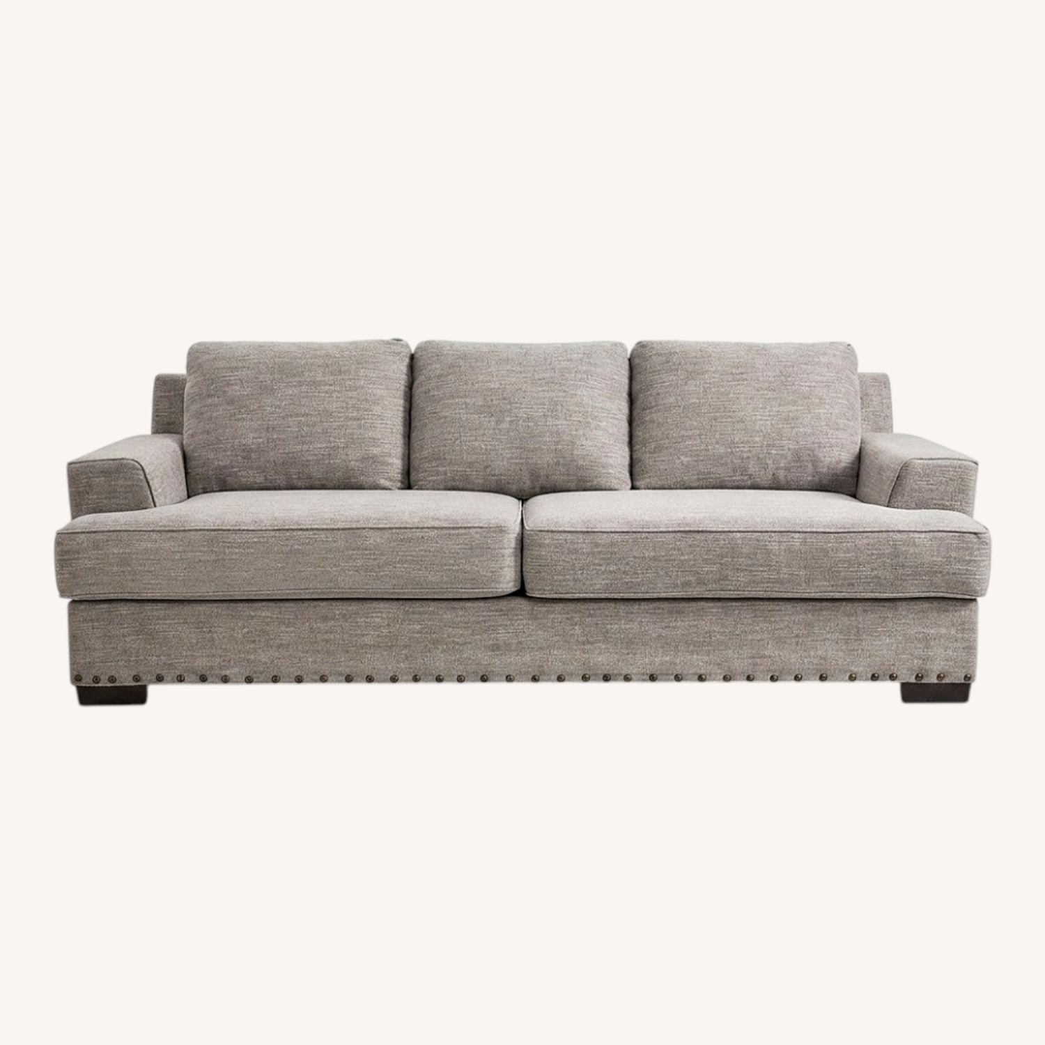 Natural Fabric 3+ Seater Sofa - image-0