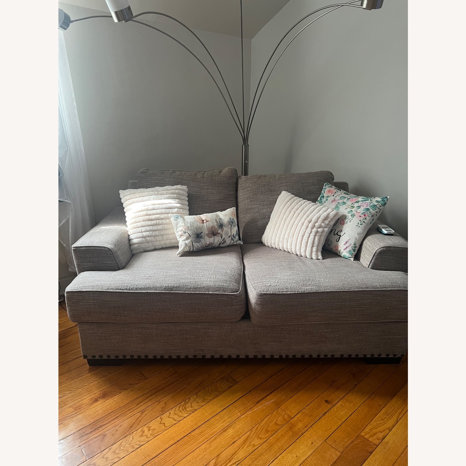 Natural Fabric 3+ Seater Sofa - image-2