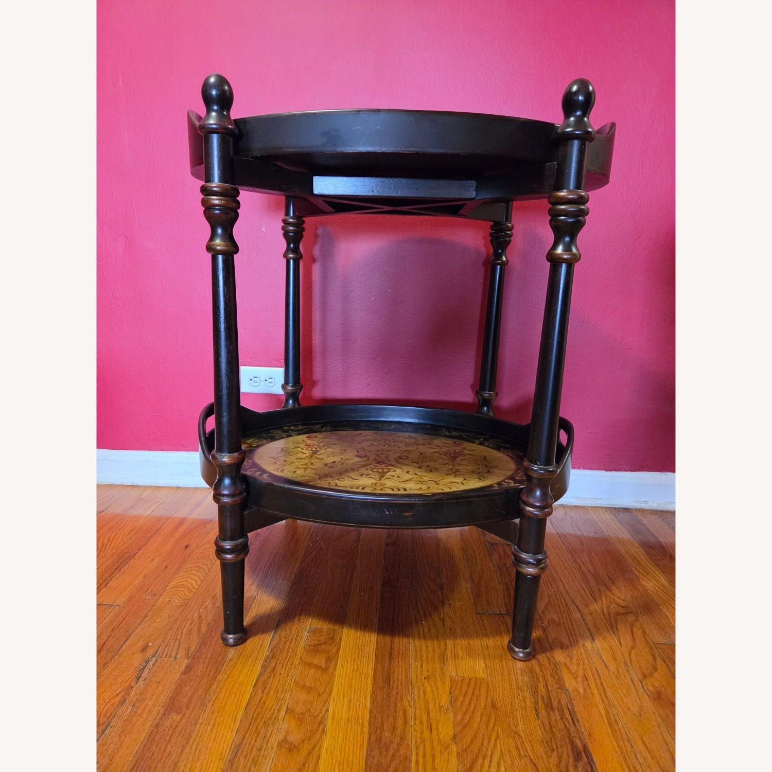 Bombay Co Lacquered Wood Tray Table - image-4