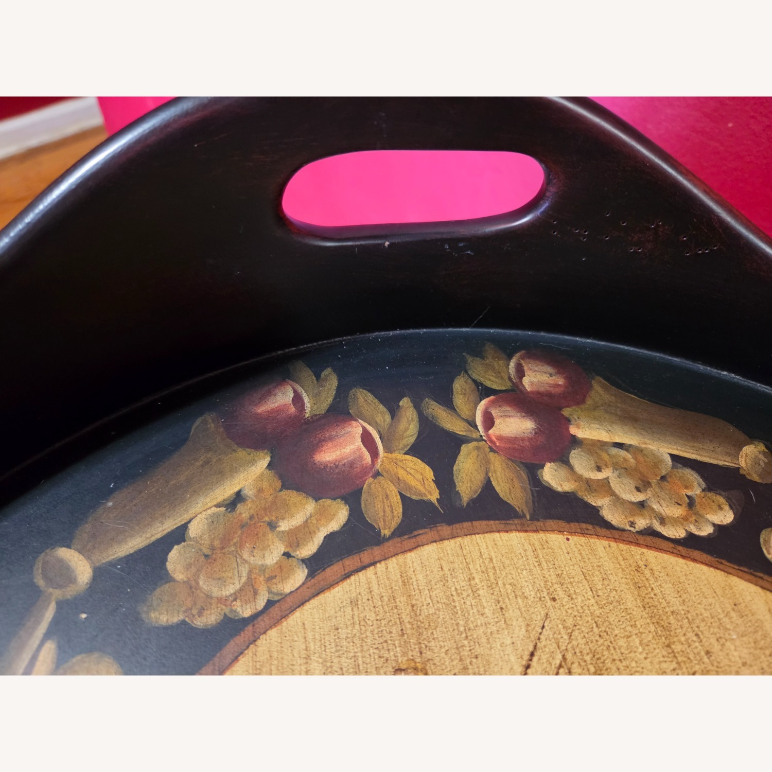 Bombay Co Lacquered Wood Tray Table - image-1