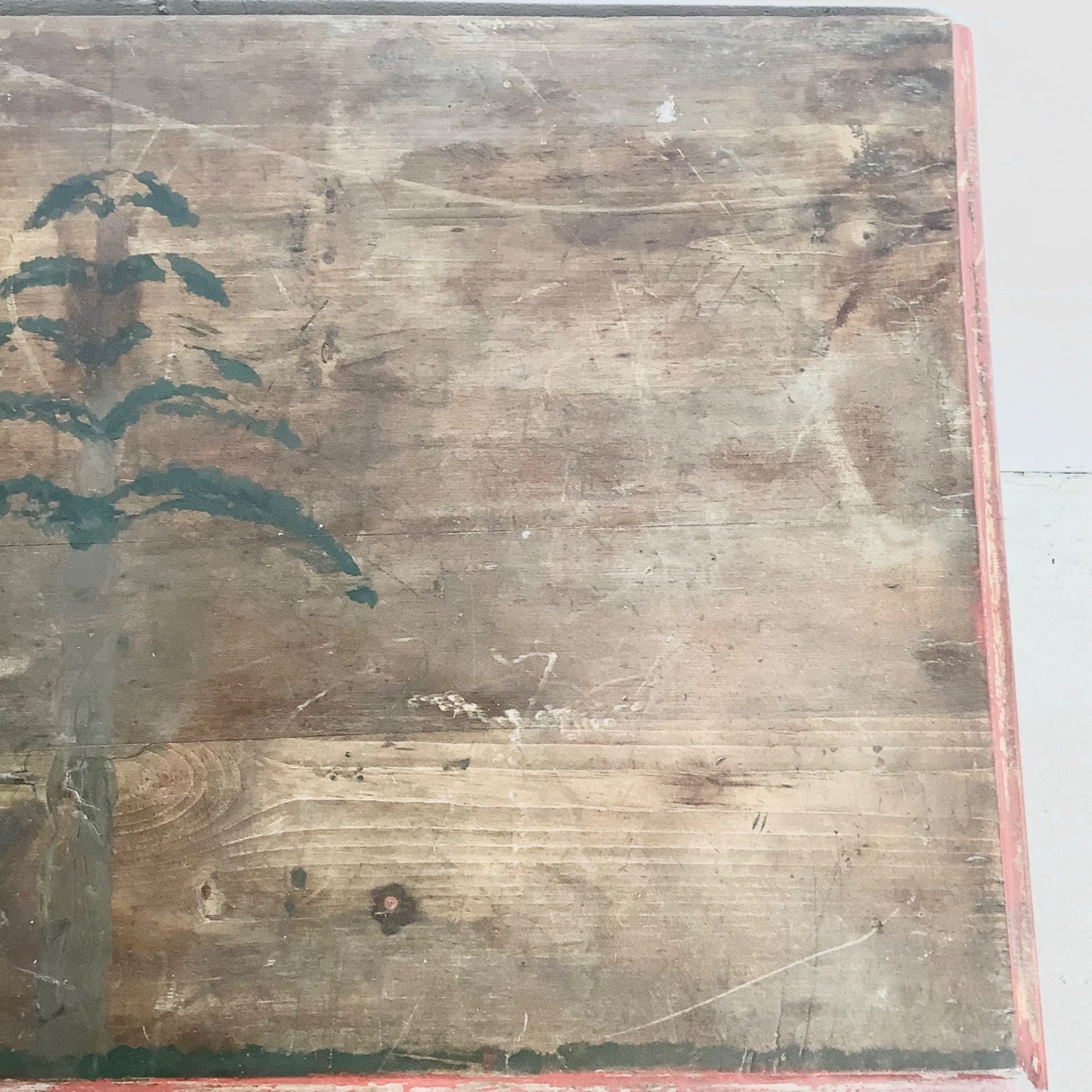 Antique Primitive Farmhouse Pine Storage Cabinet - image-20
