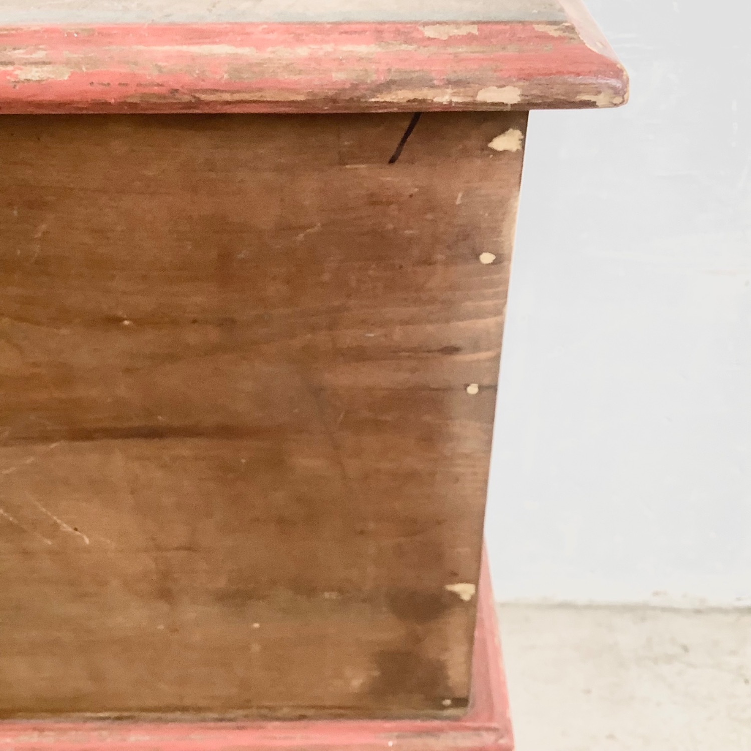 Antique Primitive Farmhouse Pine Storage Cabinet - image-14