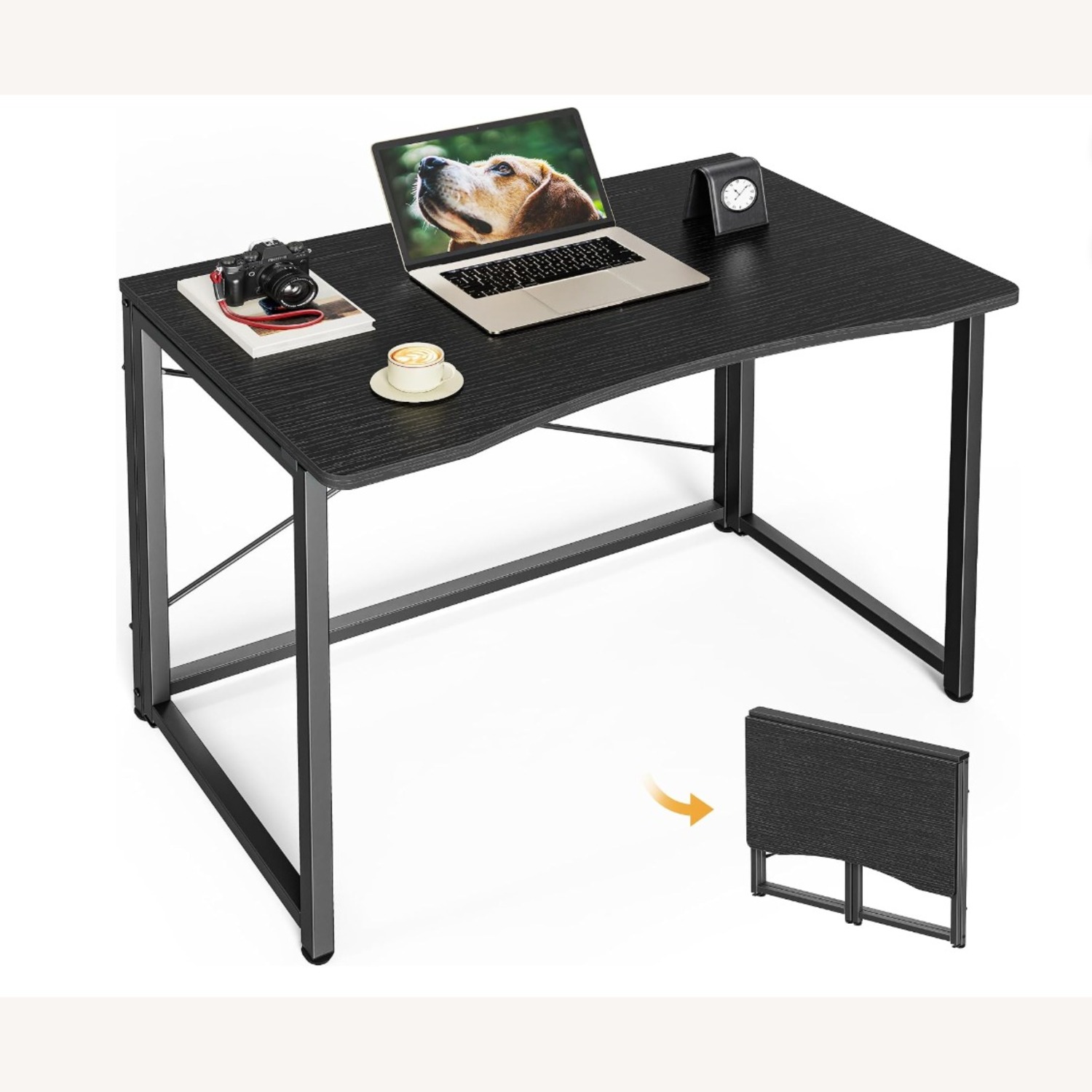 Amazon Huuger Black Desk - image-1