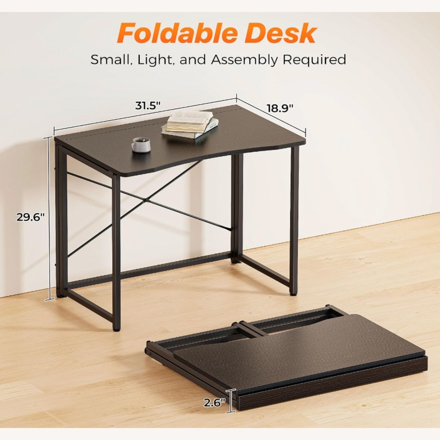 Amazon Huuger Black Desk - image-2
