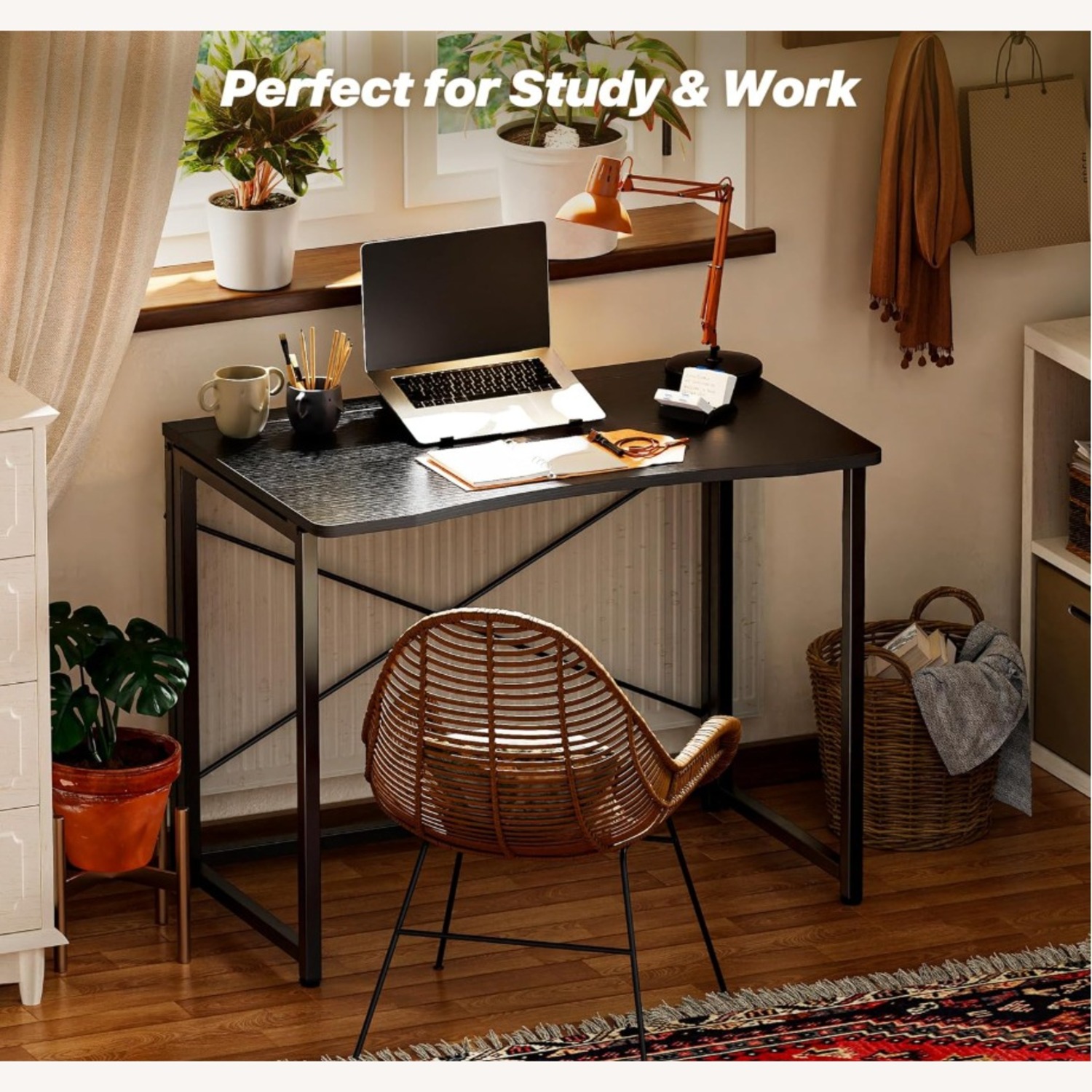 Amazon Huuger Black Desk - image-5