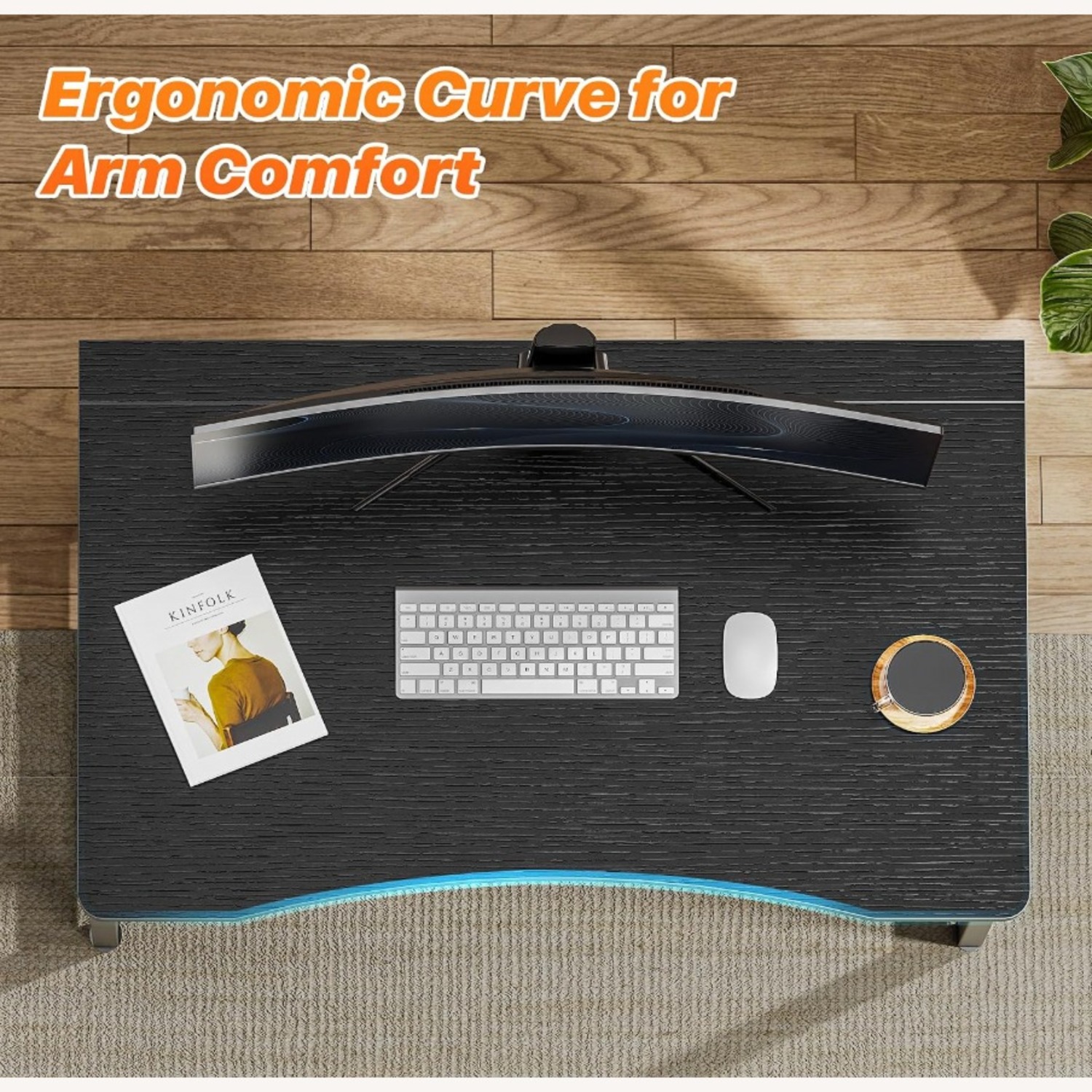 Amazon Huuger Black Desk - image-3