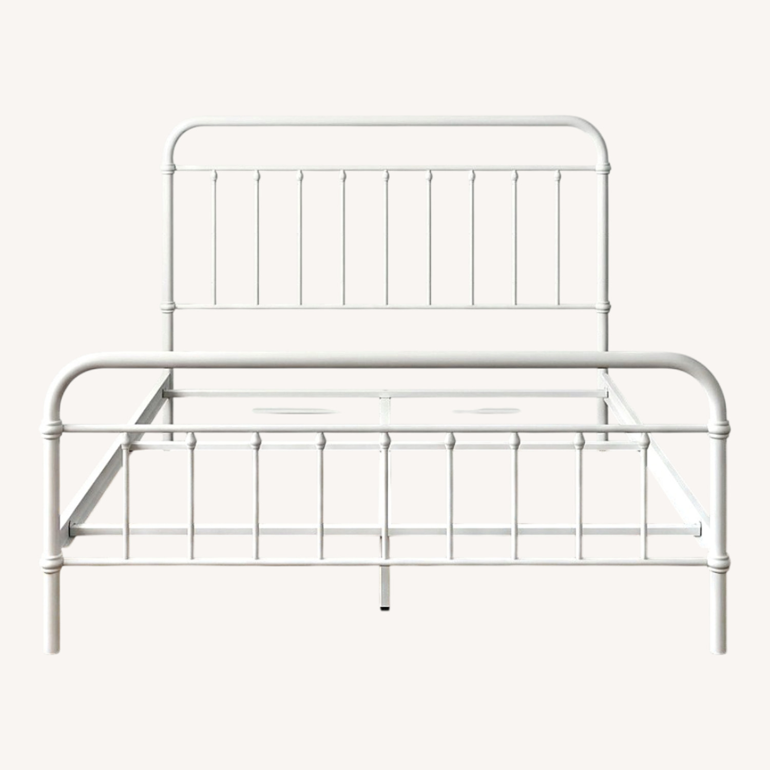 Wayfair Colina White Metal Queen Bed Frame - image-0