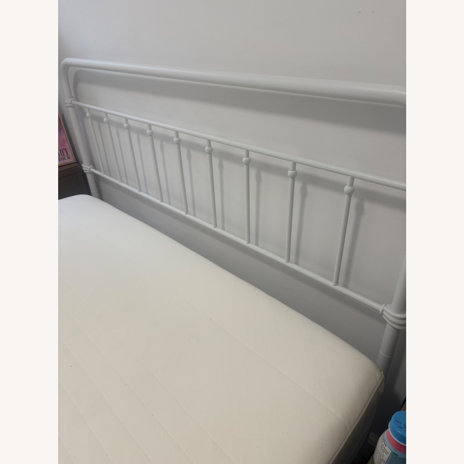 Wayfair Colina White Metal Queen Bed Frame - image-3
