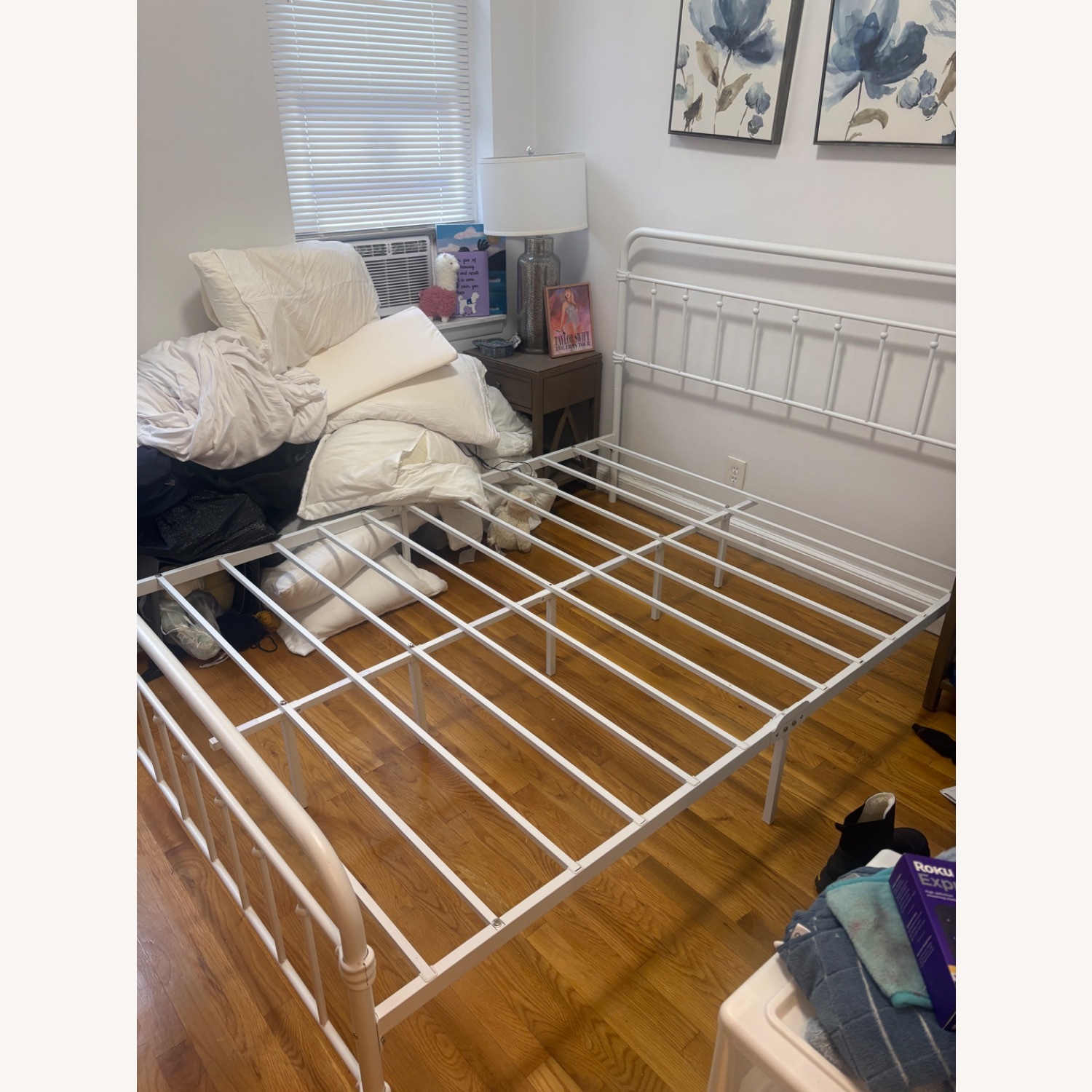 Wayfair Colina White Metal Queen Bed Frame - image-6