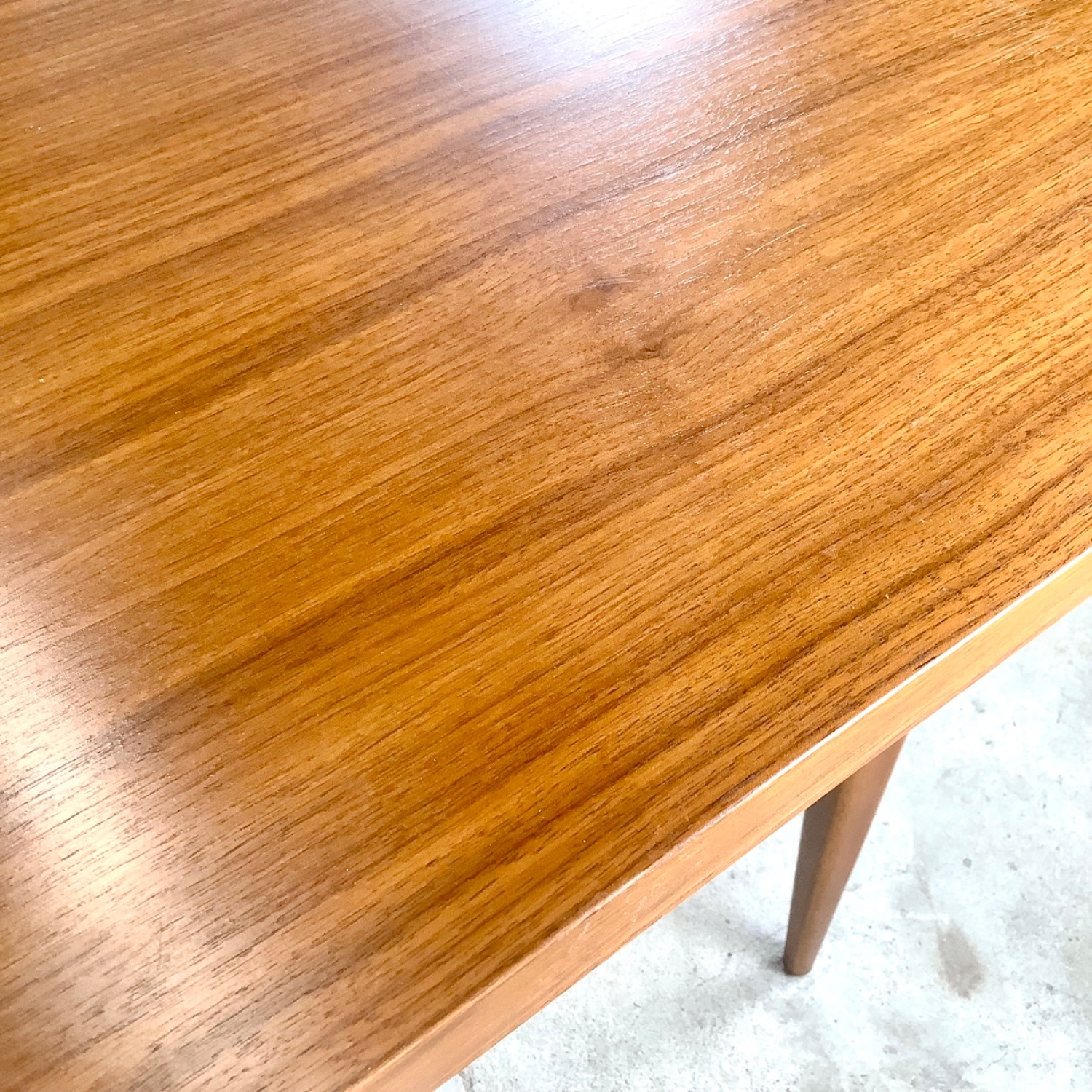 Vintage Solid Walnut Dining Table Mid-Century - image-12