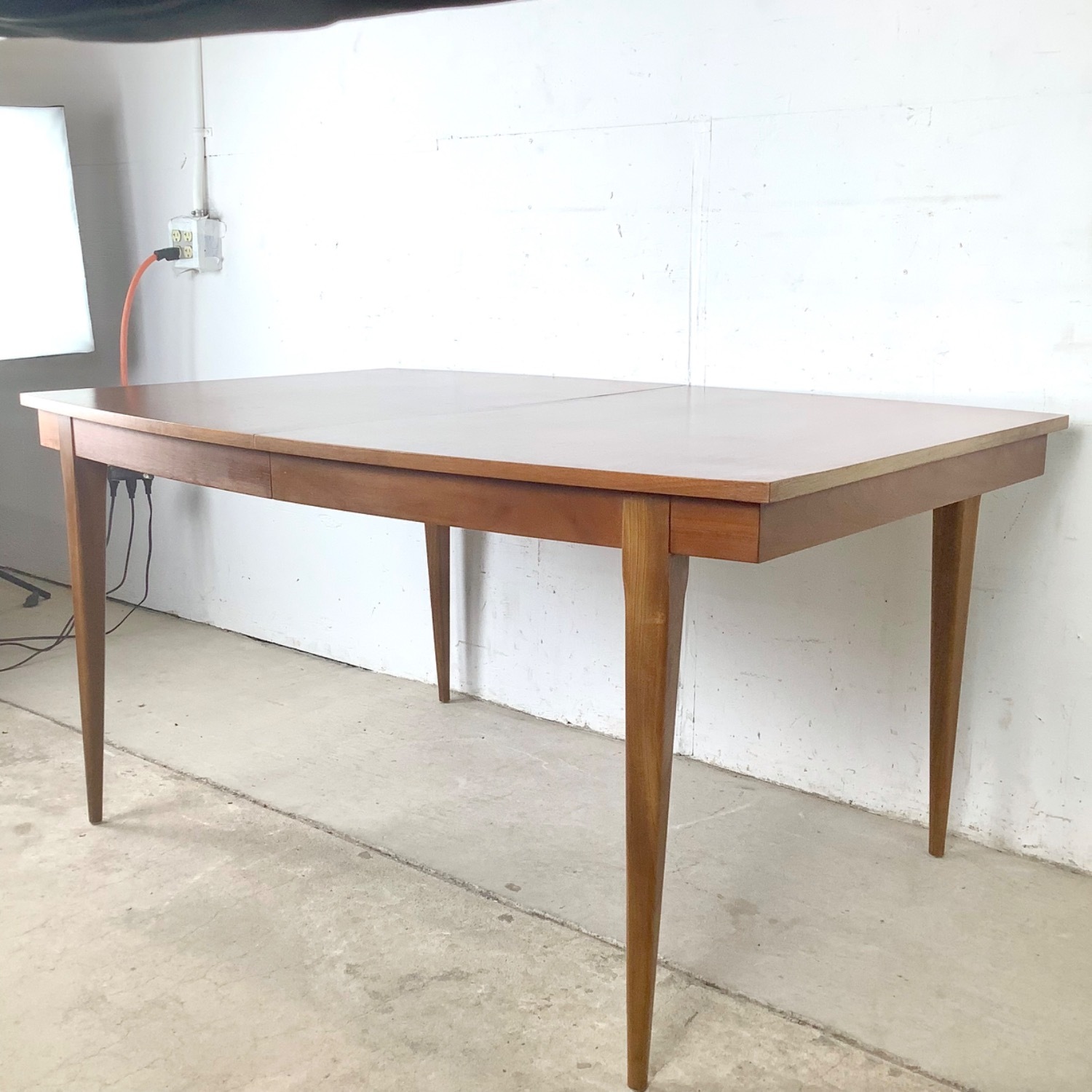 Vintage Solid Walnut Dining Table Mid-Century - image-7