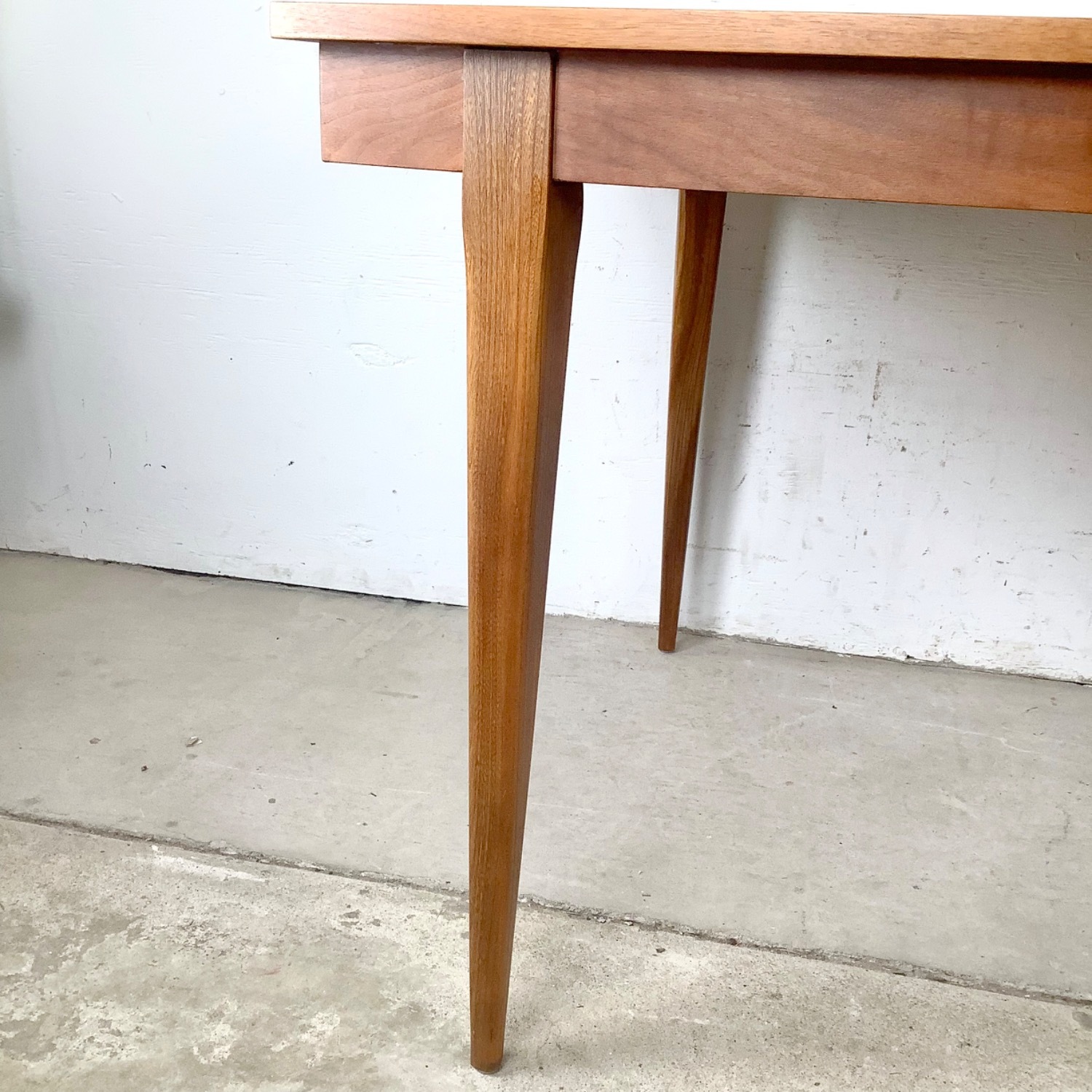 Vintage Solid Walnut Dining Table Mid-Century - image-22