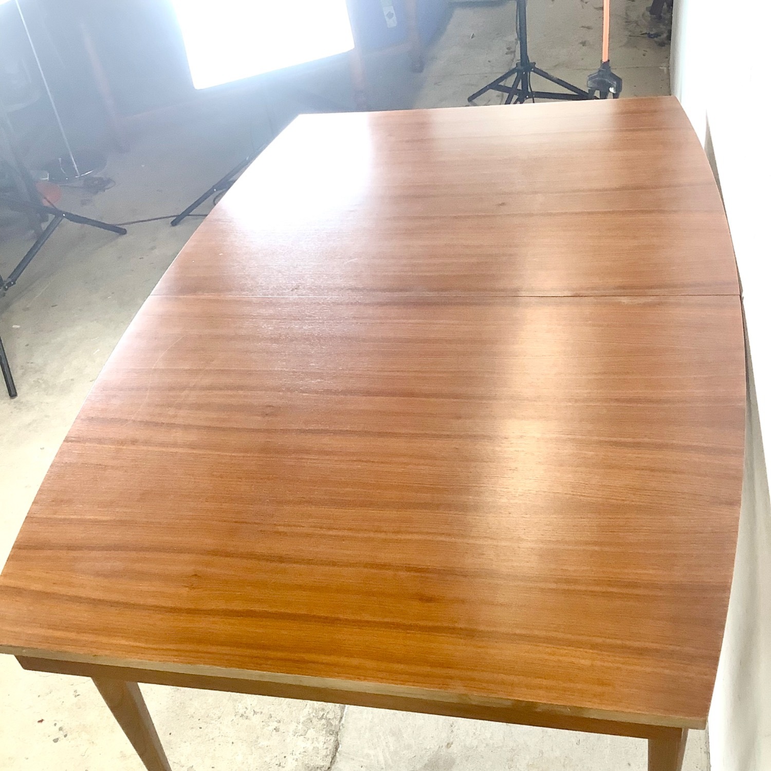 Vintage Solid Walnut Dining Table Mid-Century - image-9