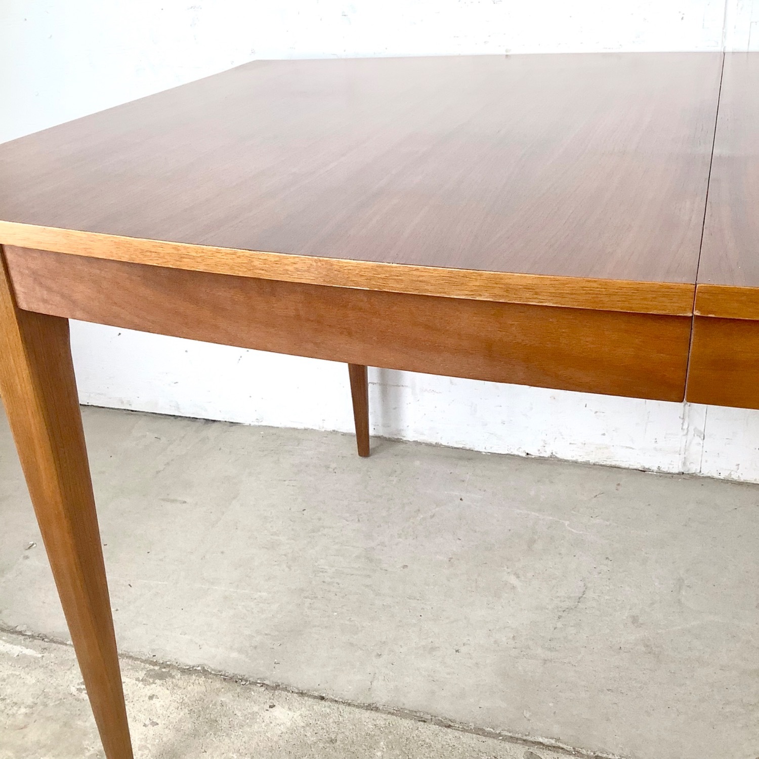 Vintage Solid Walnut Dining Table Mid-Century - image-23