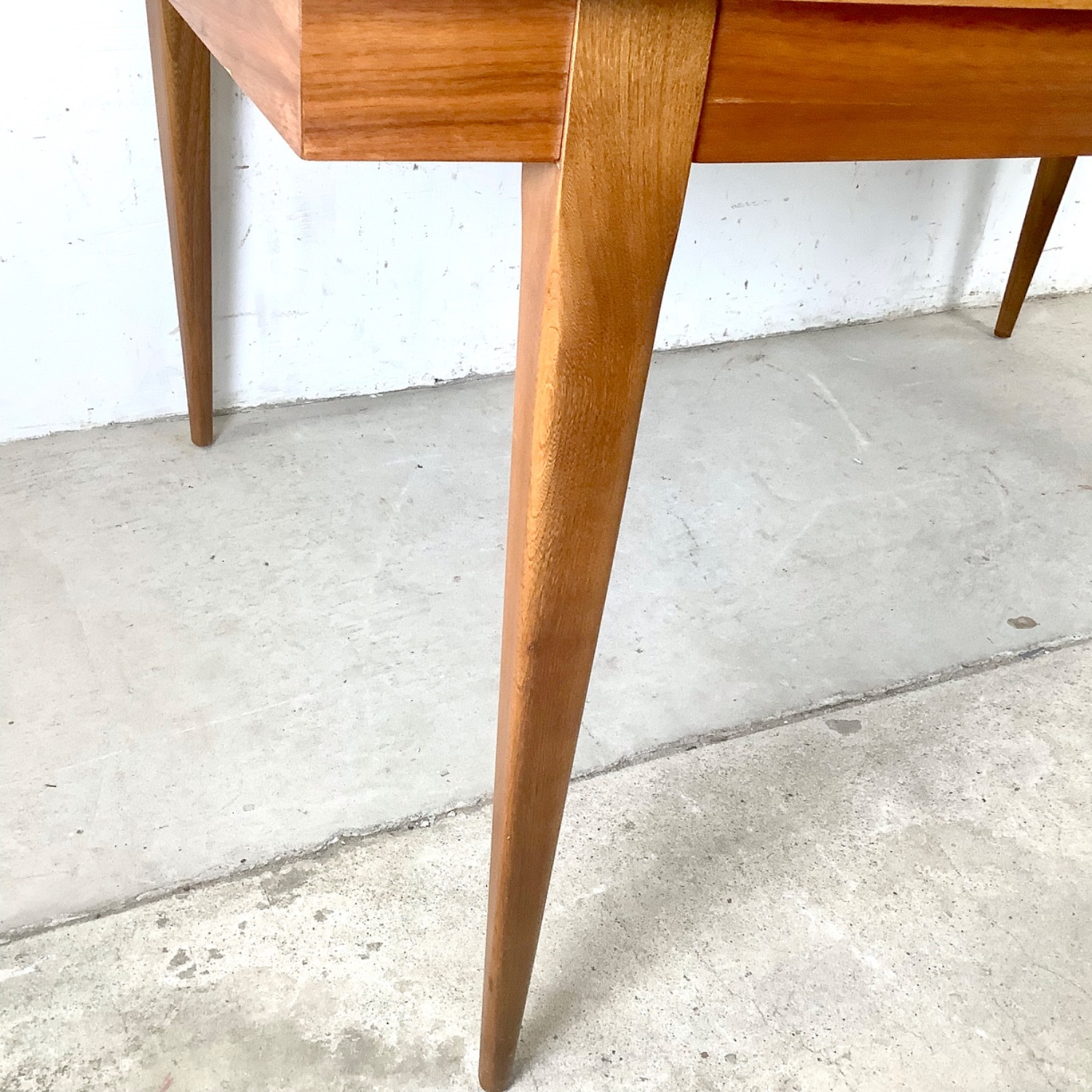 Vintage Solid Walnut Dining Table Mid-Century - image-15