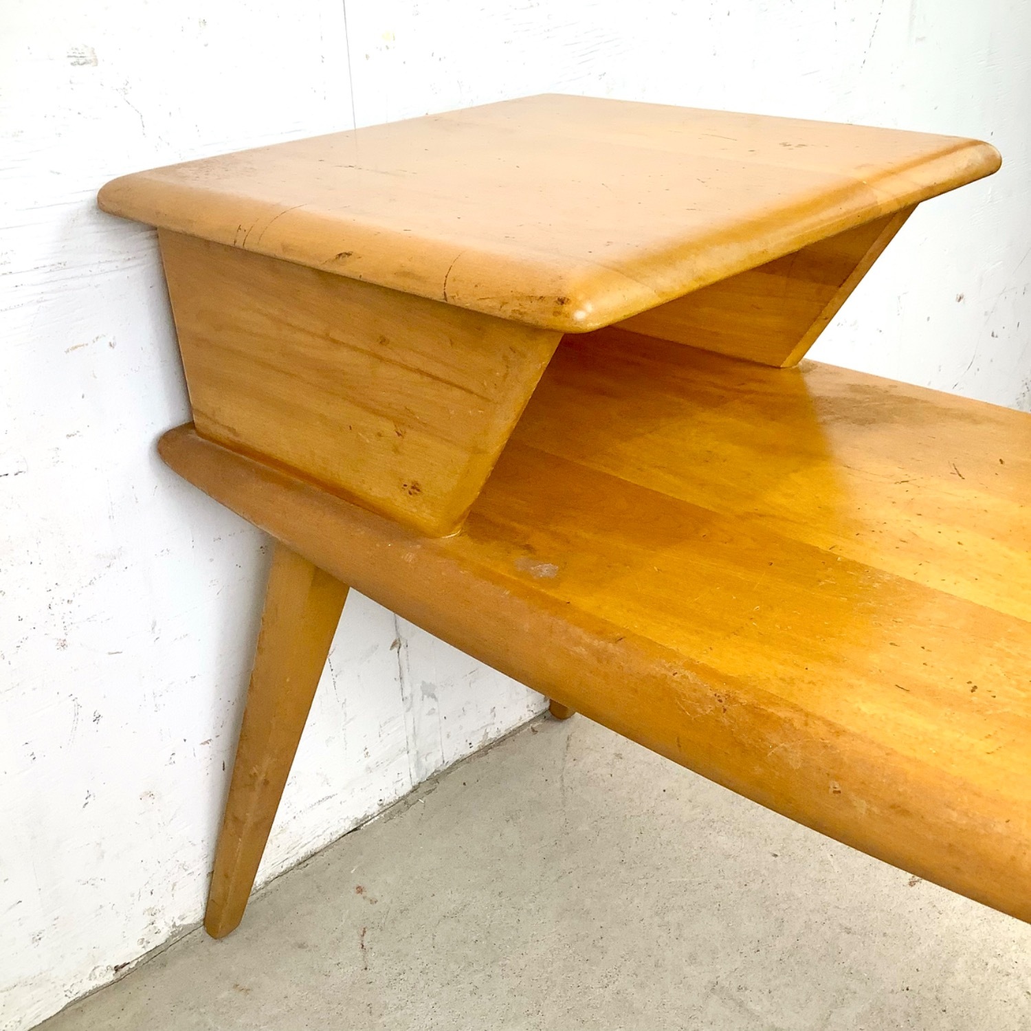 Vintage Heywood-Wakefield Birch End Table - image-4