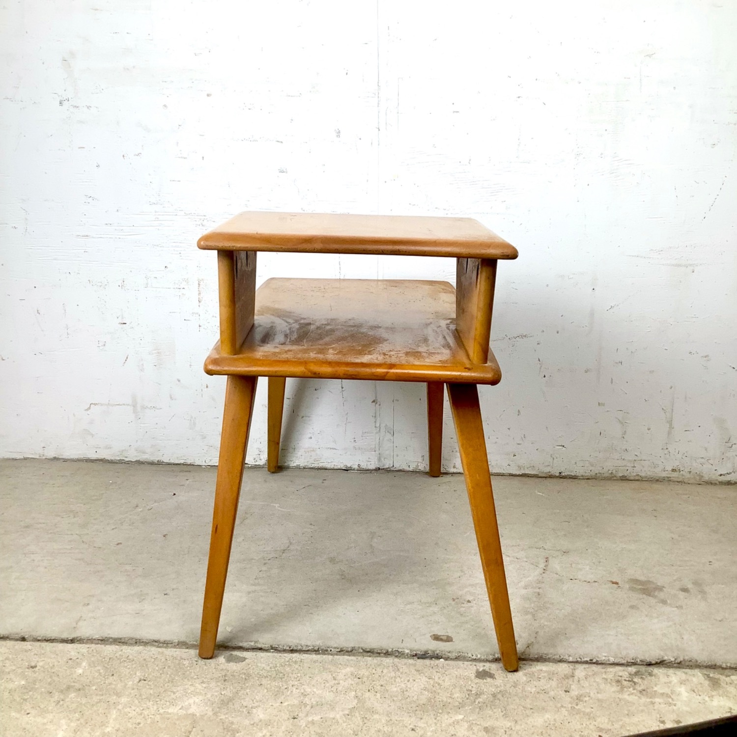 Vintage Heywood-Wakefield Birch End Table - image-6