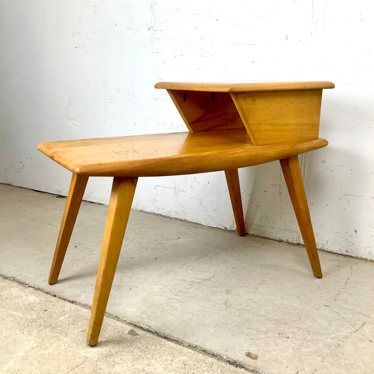 Vintage Heywood-Wakefield Birch End Table - image-13