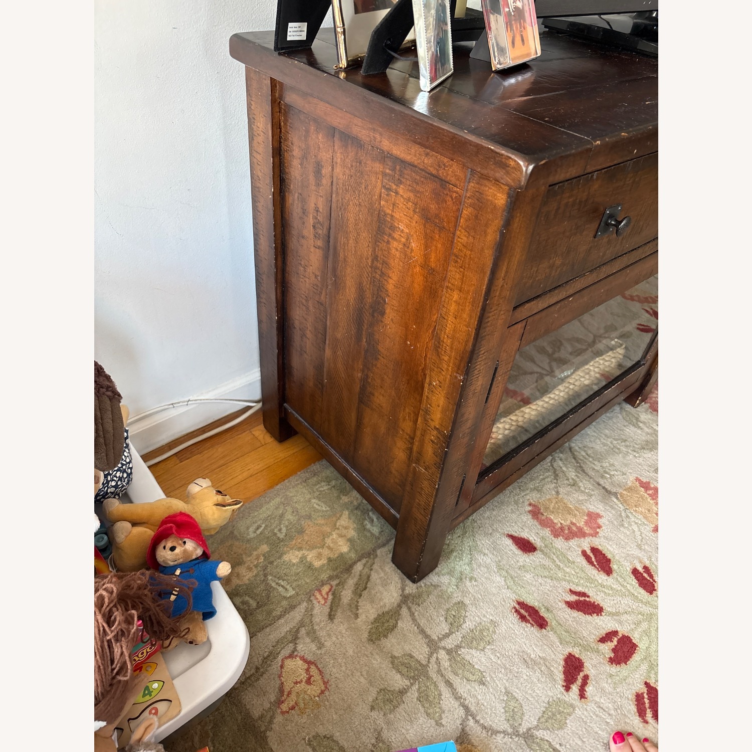 Pottery Barn Benchwright Dark Brown Media Storage - image-10