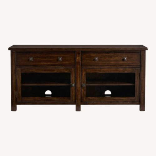 Used Pottery Barn Benchwright Dark Brown Media Storage for sale on AptDeco