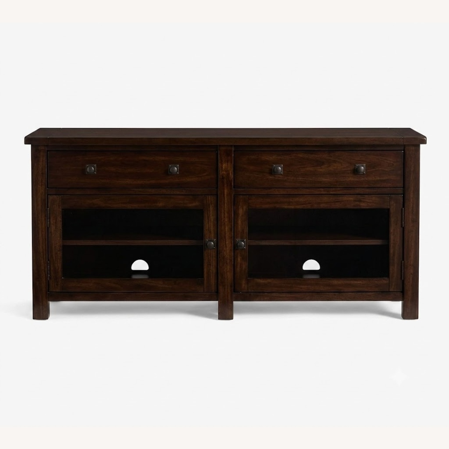 Pottery Barn Benchwright Dark Brown Media Storage - image-11