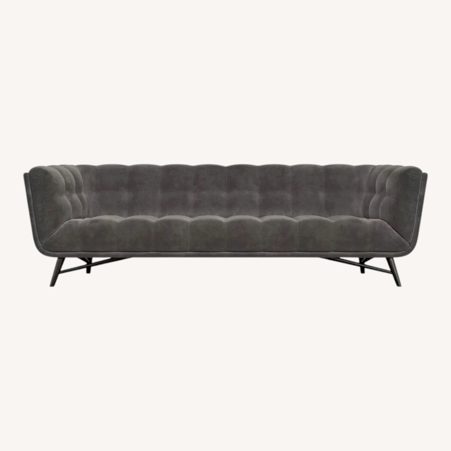 Roche Bobois Loved Blue Grey Sofa - image-0