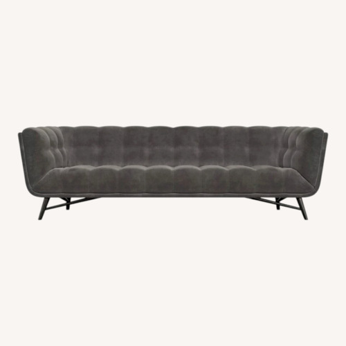 Used Roche Bobois Loved Blue Grey Sofa for sale on AptDeco