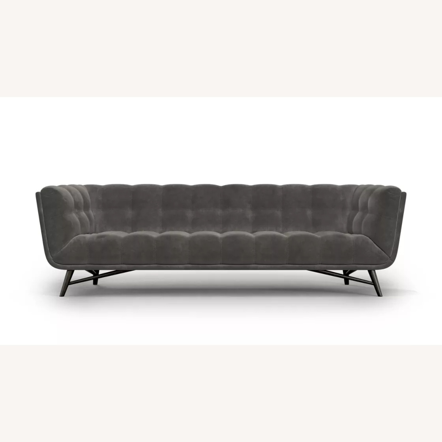 Roche Bobois Loved Blue Grey Sofa - image-5