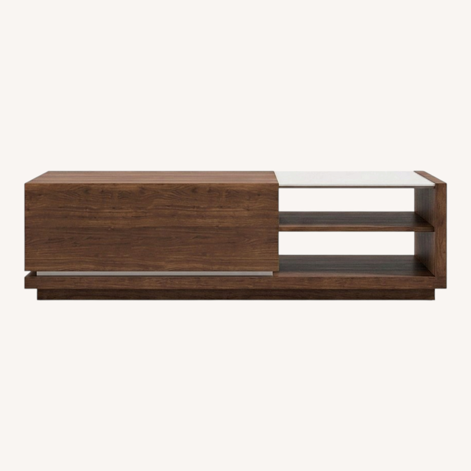 Rove Concepts White Wood Coffee Table - image-0