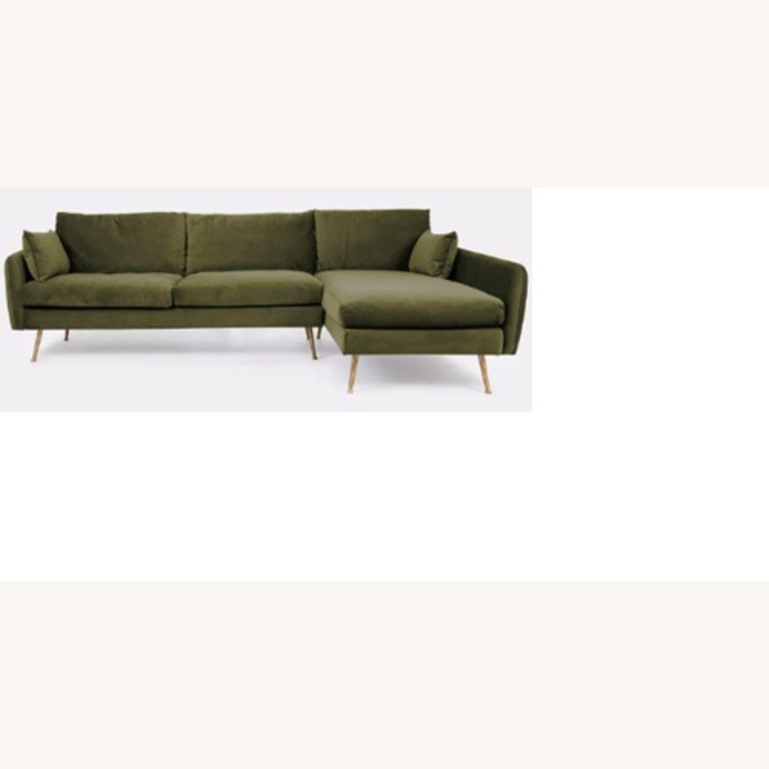 Albany Park Olive Green Park Sectional - image-7