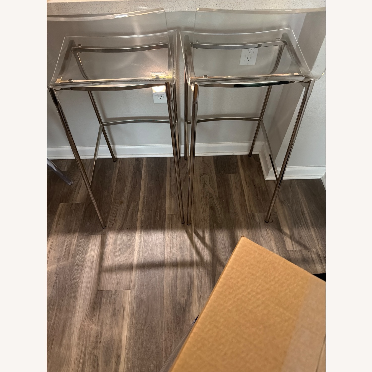 CB2 Chiaro Acrylic Bar Stools - image-2