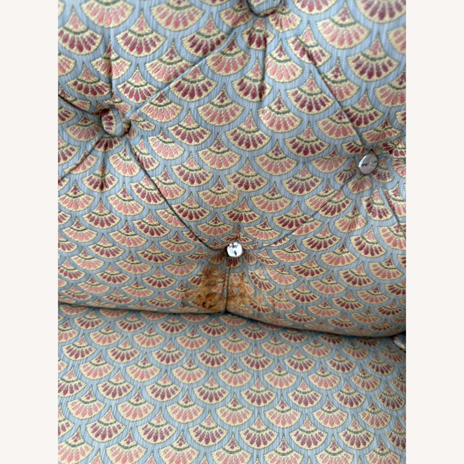 Pottery Barn Blue Armchair - image-4