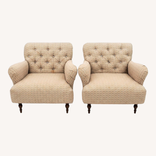 Used Pottery Barn Blue Armchair for sale on AptDeco