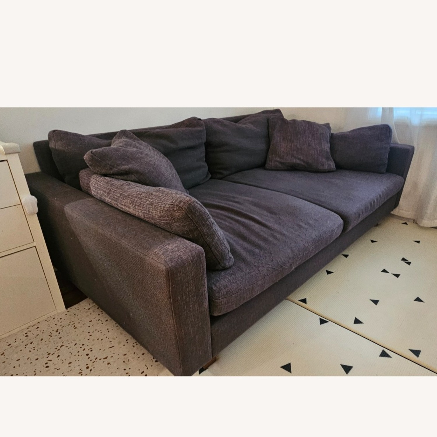 West Elm Extra Deep Harmony 3 Seater Sofa - image-3