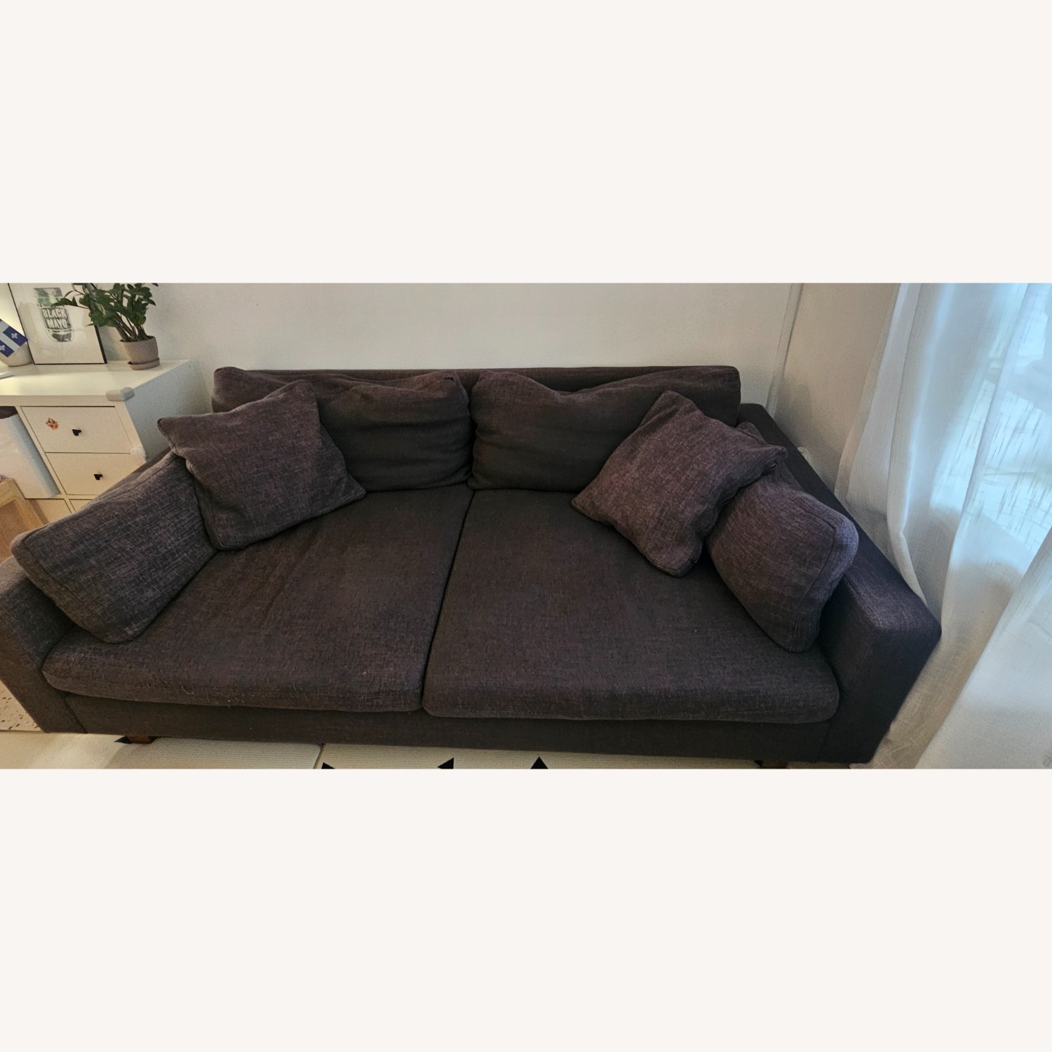 West Elm Extra Deep Harmony 3 Seater Sofa - image-1