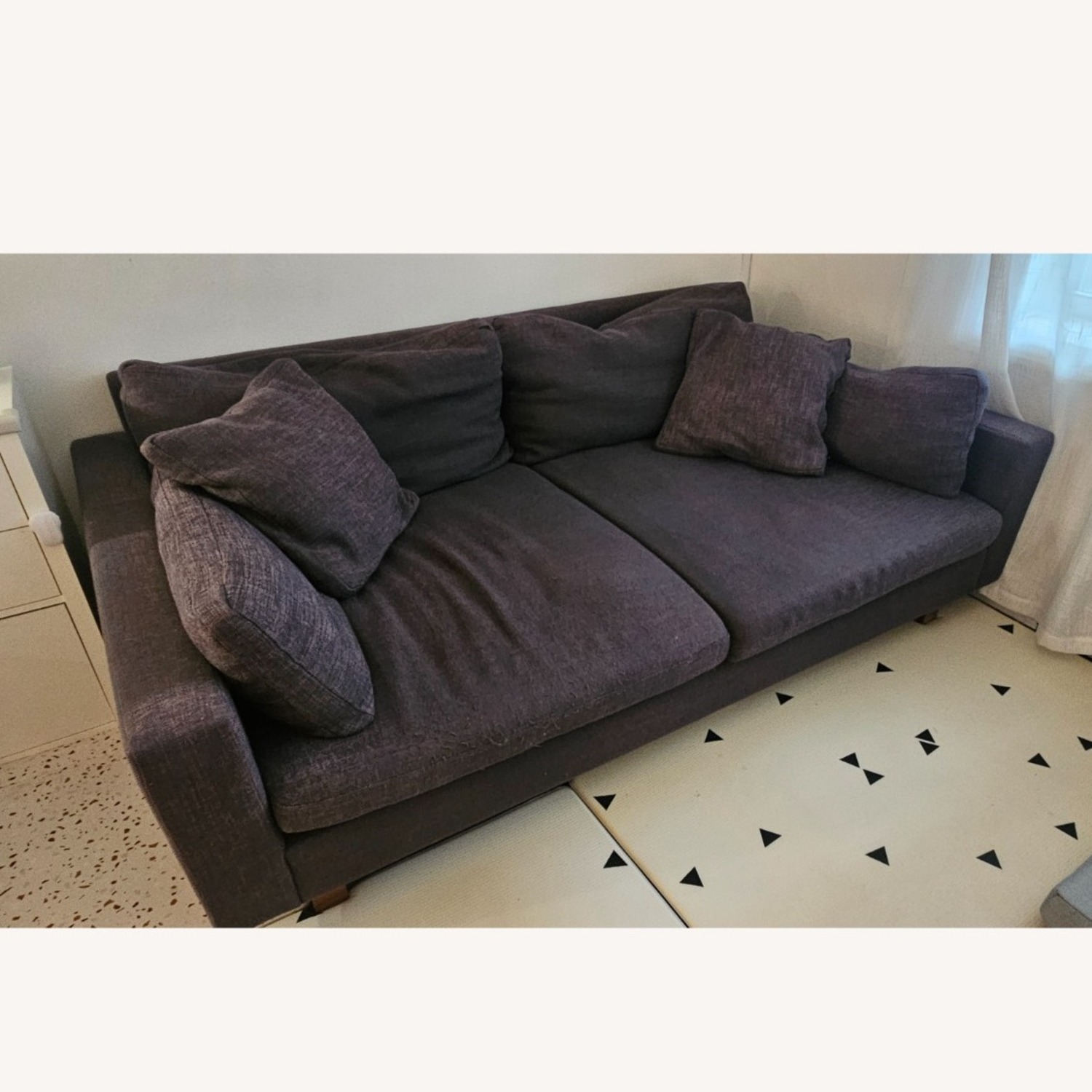 West Elm Extra Deep Harmony 3 Seater Sofa - image-4