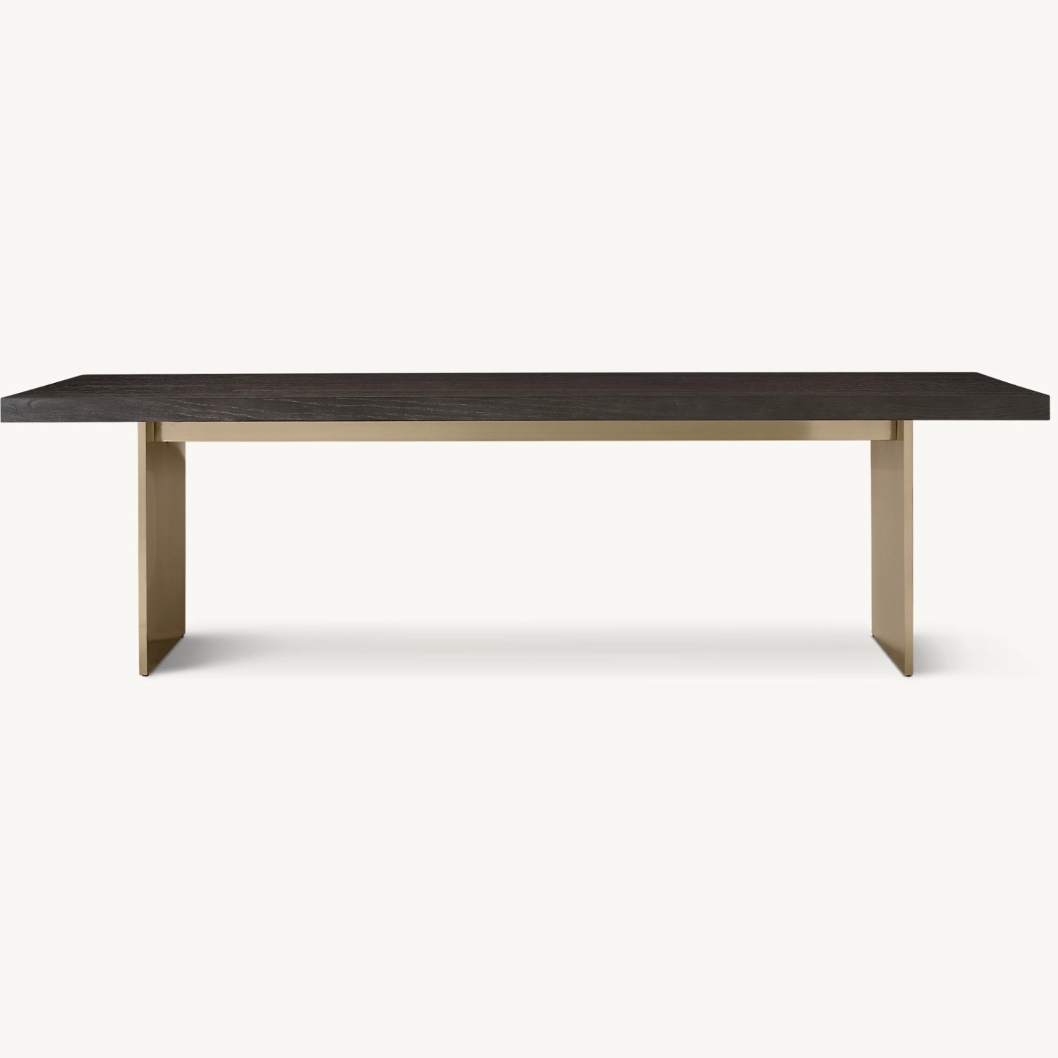 Restoration Hardware Black Wood Dining Table - image-5