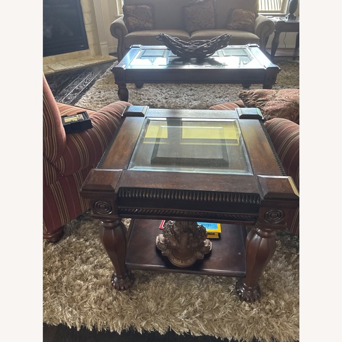Used Decor-Rest Furniture Dark Brown Coffee Table for sale on AptDeco