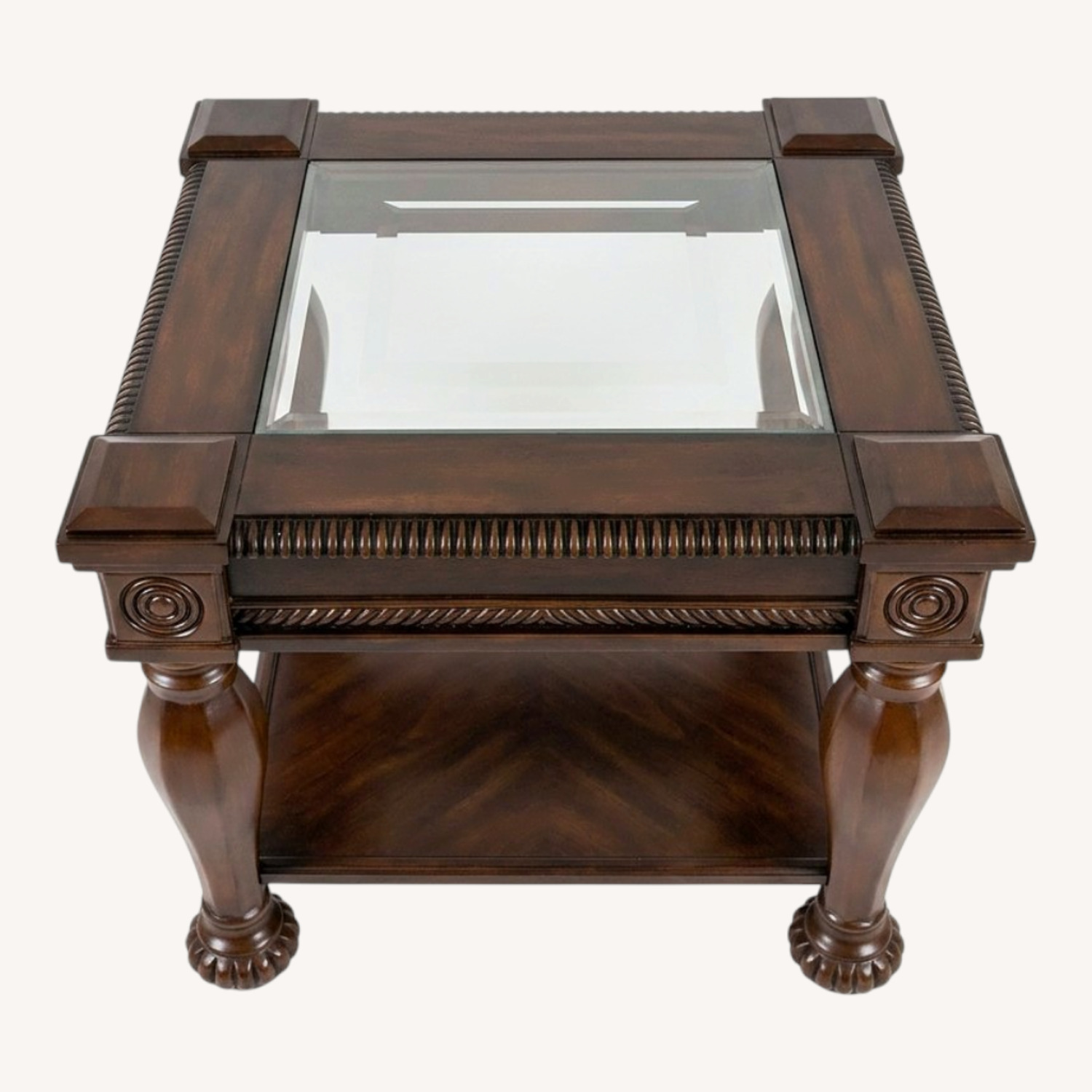 Decor-Rest Furniture Dark Brown Coffee Table - image-0