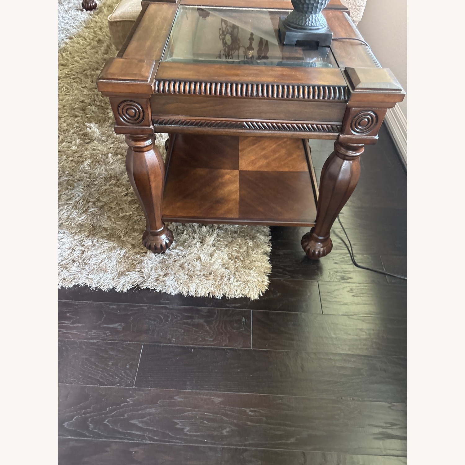 Decor-Rest Furniture Dark Brown Coffee Table - image-3