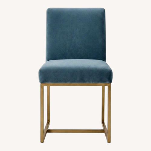 Used Restoration Hardware Emery Blue Dining Chairs for sale on AptDeco