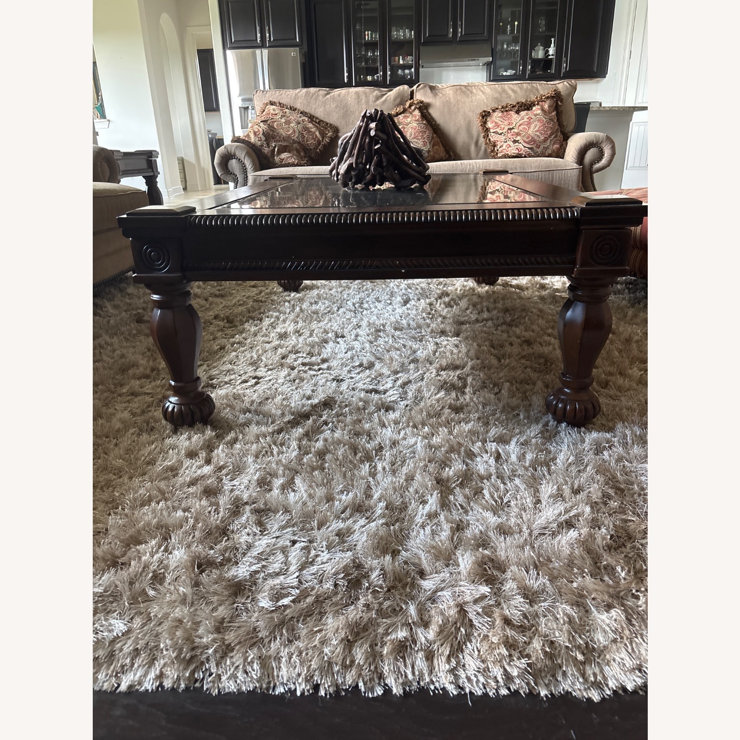 Decor-Rest Furniture Dark Brown Coffee Table - image-3