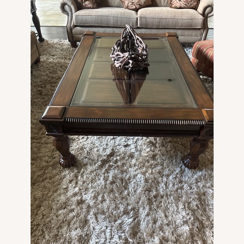 Used Decor-Rest Furniture Dark Brown Coffee Table for sale on AptDeco