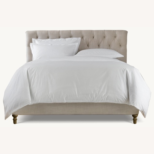 Used Restoration Hardware Chesterfield Natural King Bed for sale on AptDeco
