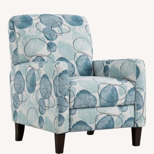 Used Rooms To Go Alanis Bay Blue Recliner for sale on AptDeco